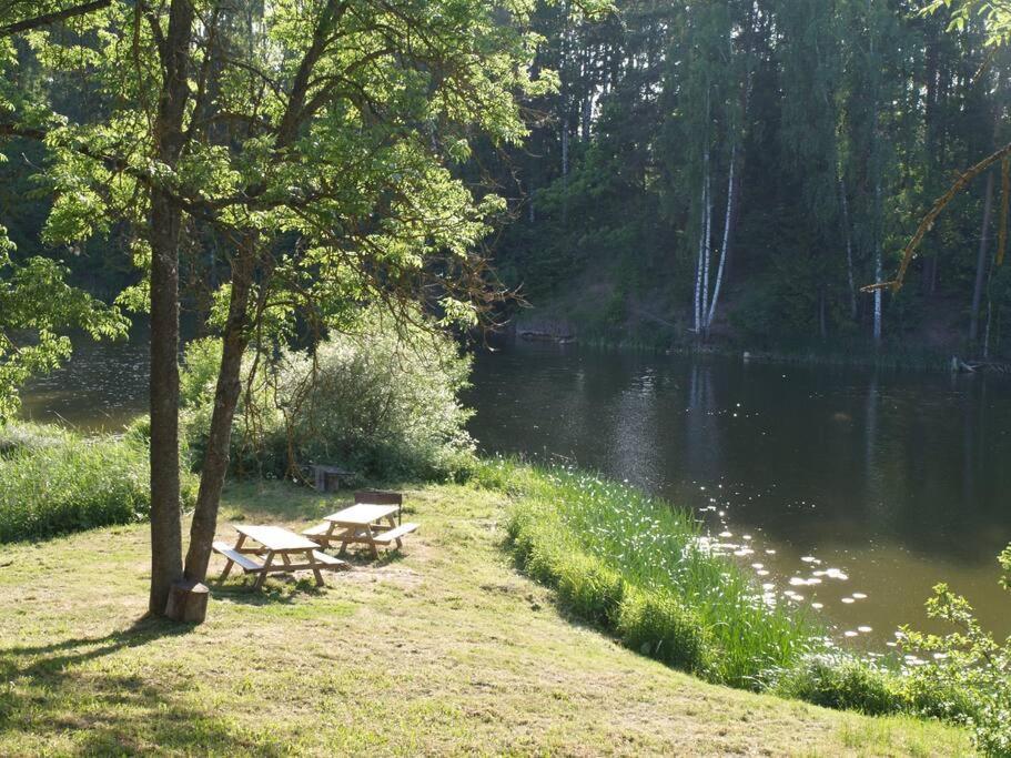 Upmali Hotell Tērvete Exteriör bild